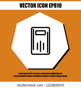 Book icon vector