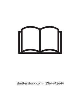 Book icon vector 