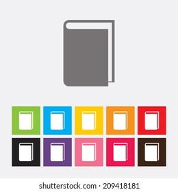Book icon - Vector