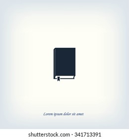 Book icon vector