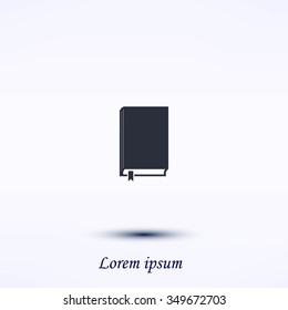 Book icon vector
