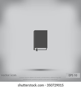 Book icon vector