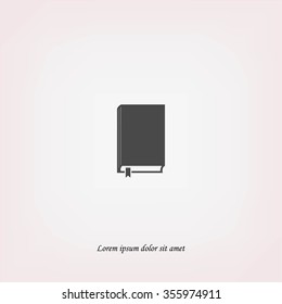 Book icon vector