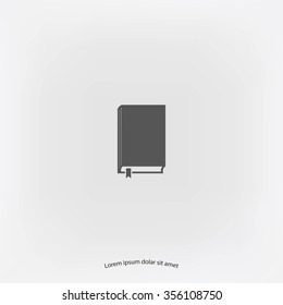 Book icon vector