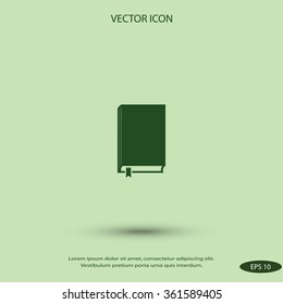 Book icon vector