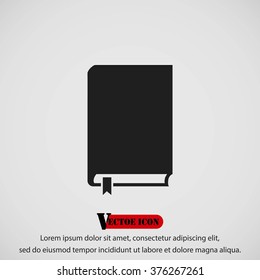Book icon vector