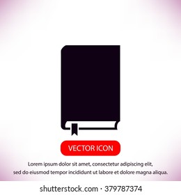 Book icon vector