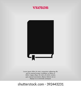 Book icon vector