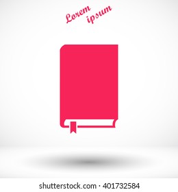 Book icon vector