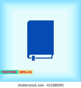 Book icon vector