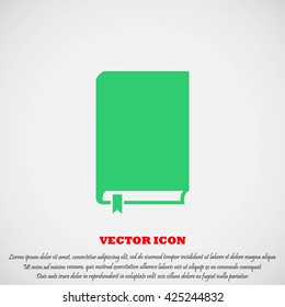 Book icon vector