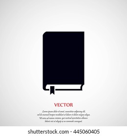 Book icon vector