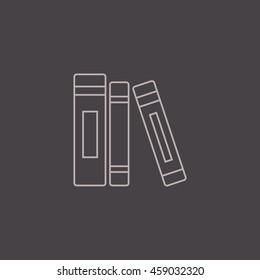  Book icon vector .