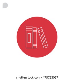  Book icon vector .