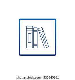  Book icon vector .
