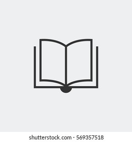 Book icon vector