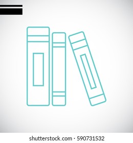  Book icon vector .