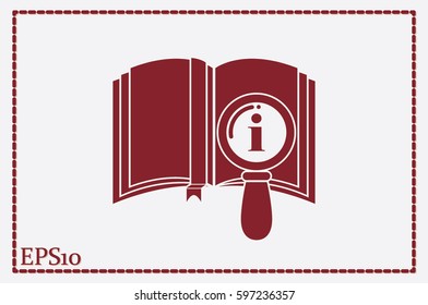 book icon vector.