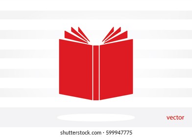 Book icon vector