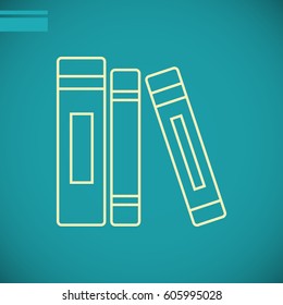  Book icon vector .