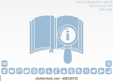 book icon vector.