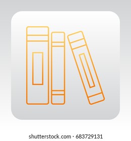  Book icon vector .
