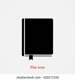 book icon, vector best flat icon, EPS