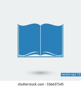 Book icon, vector best flat icon, EPS