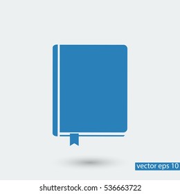 book icon, vector best flat icon, EPS