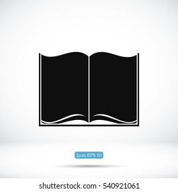 Book icon, vector best flat icon, EPS
