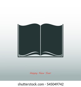 Book icon, vector best flat icon, EPS