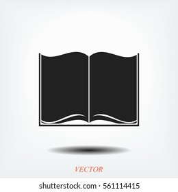 Book icon, vector best flat icon, EPS