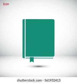 book icon, vector best flat icon, EPS