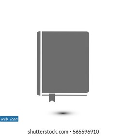 book icon, vector best flat icon, EPS