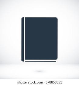 book icon, vector best flat icon, EPS