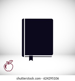 book icon, vector best flat icon, EPS