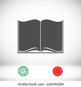 Book icon, vector best flat icon, EPS