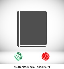 book icon, vector best flat icon, EPS