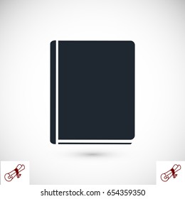 book icon, vector best flat icon, EPS