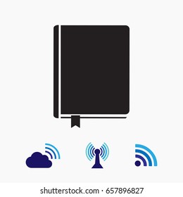 book icon, vector best flat icon, EPS