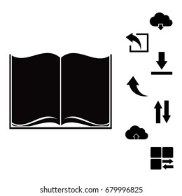 Book icon, vector best flat icon, EPS
