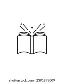 Buchsymbol, Vektorsymbol der besten Linie.