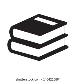 book icon vector black color