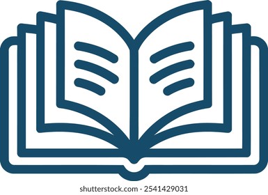 A book icon vector collection