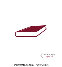 Book icon, vector design