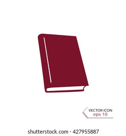 Book icon, vector design