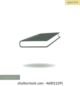 Book icon, vector design