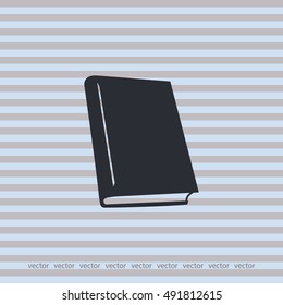 Book icon, vector design