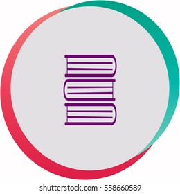 Book  icon. Vector design.