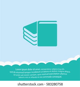 Book  icon. Vector design.